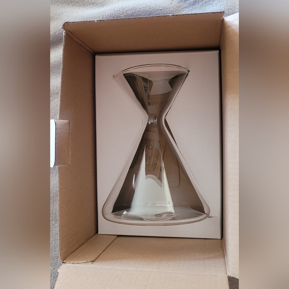 SIN Fauna Glass Oil Cruet 11 oz Hand Blown Glass NIB (dvd) - Picture 5 of 10